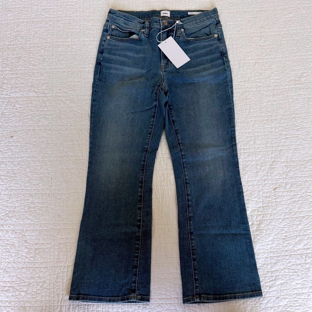 Edwin Cassia Mini Boot Jeans Journey Wash High Rise EW2002BICN Womens 26